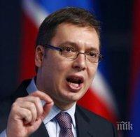 Сръбският премиер Александър Вучич: Мирише ми на работа
