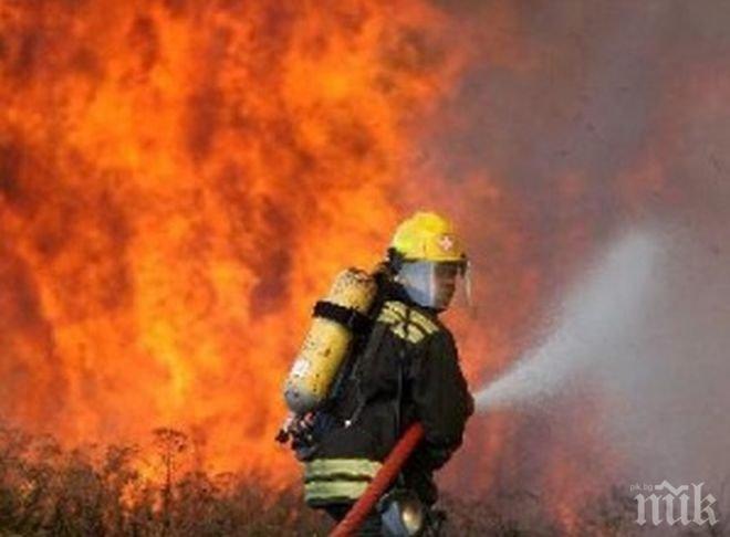 Хотел се запали в центъра на Токио