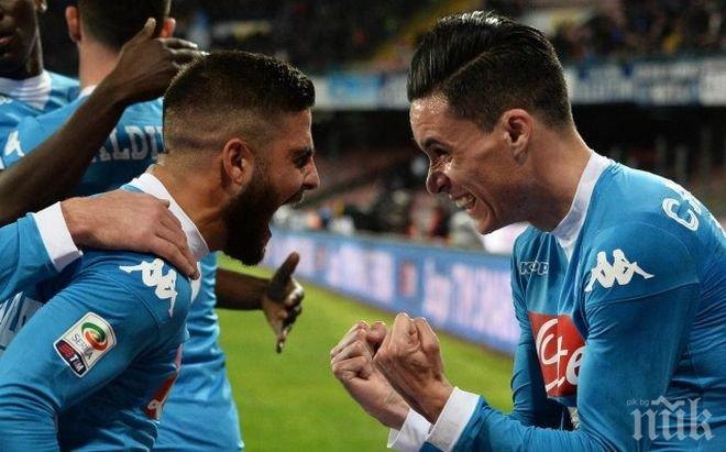 Наполи завърза интригата на върха в Серия А, записа поредна победа
