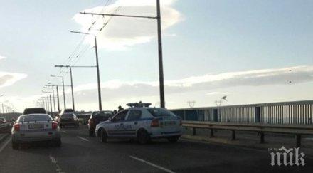 инцидент варна пометоха водач кола пътна помощ