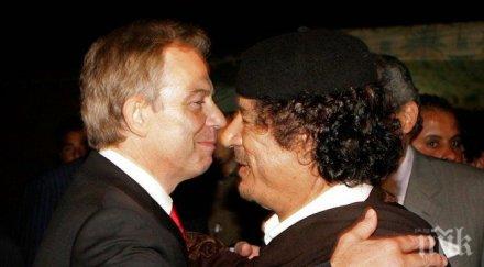 муамар кадафи тони блеър ислямистите дойдат европа