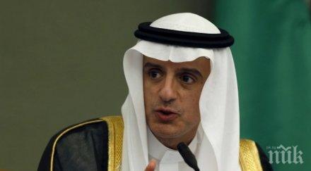 саудитският външен министър вмешателството иран подкопава регионалната стабилност