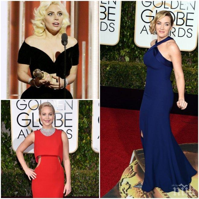 Ексклузивно в ПИК! Вижте най-стилните дами на наградите Златен глобус (видео и снимки)