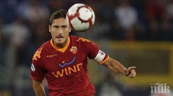 Самоубийствено реми на Олимпико, Тоти се завърна