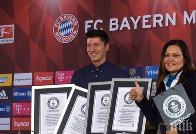 Левандовски е третият футболист, удостоен с приза Спортист на годината в Полша