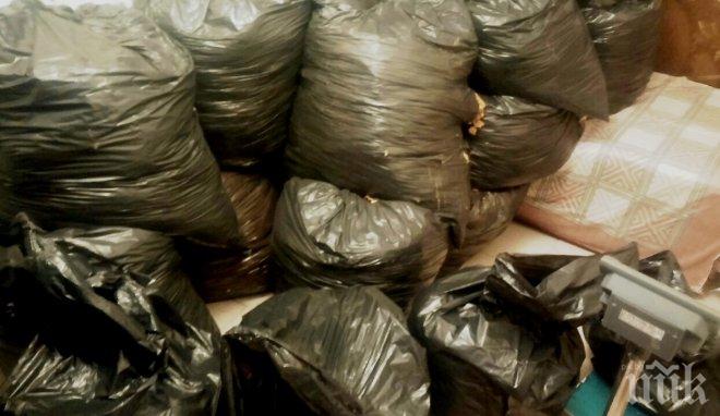 Спипаха над половин тон контрабанден тютюн при спецакция във Варна