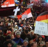 Хиляди демонстрираха в Лайпциг срещу мигрантите 
