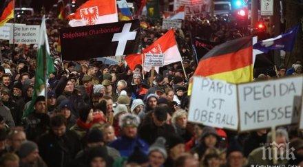 мирни демонстрации погроми десни лайпциг обзор