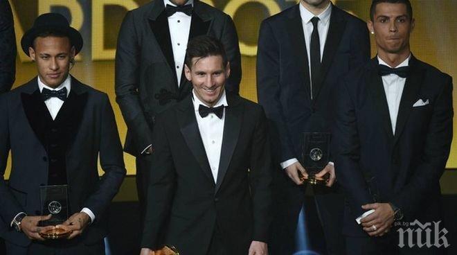 Меси изпревари Роналдо с 13,5% в анкетата