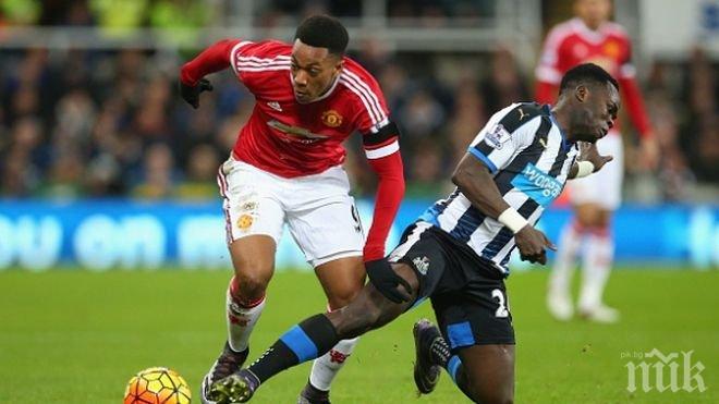 Манчестър Юнайтед с пореден провал след зрелищно 3:3 с Нюкасъл