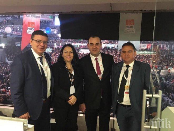 Съпредседателят Рушен Риза се срещна с лидера на Републиканската Народна Партия в Анкара