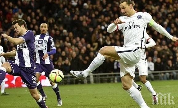 Златан с победен гол за ПСЖ