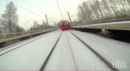 каскада влак завърши болница видео