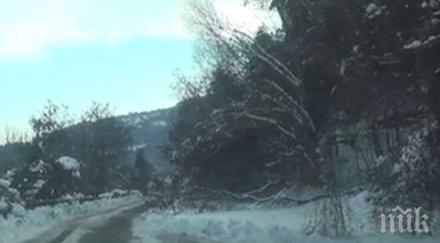 пик трети ден остава затворен пътят бобошево невестино