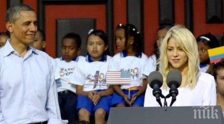 шакира бие обама фейсбук