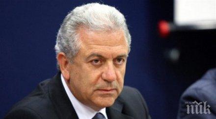 аврамопулос хотспотовете гърция италия бъдат построени четири седмици