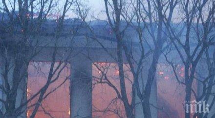 бум пожари варненско уикенда