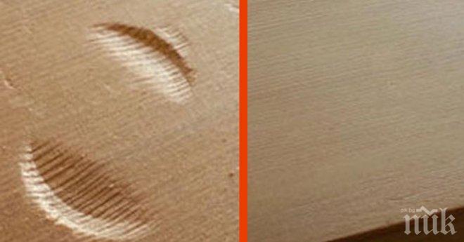 По този начин изчезват грозните драскотини по дървените мебели, при това само за секунди!