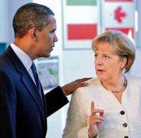 Обама обеща на Меркел помощ за справянето с бежанската криза