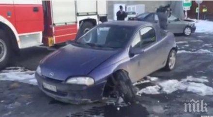 ексклузивно вижте последиците верижното меле тунела магистрала струма снимки видео