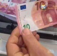 Задържаха двама българи в Струмица за разпространение на фалшиви евро
