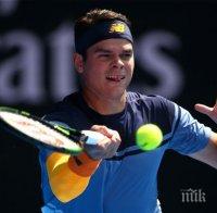 Раонич продължи перфектния си старт на сезона и отстрани Вавринка в петсетова драма