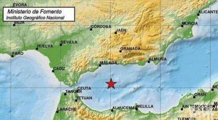 пет вторични труса последвали мощното земетресението средиземно море