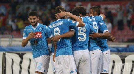 наполи пета поредна победа игуаин бележи отново