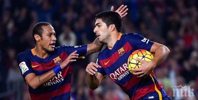 Луис Суарес: Неймар ще стане номер 1 в света