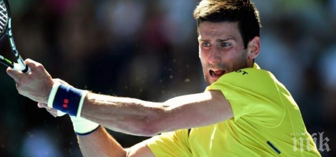 Джокович оцеля в петсетов трилър с Жил Симон