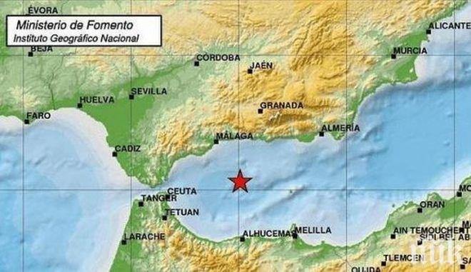 Пет вторични труса са последвали след мощното земетресението в Средиземно море
