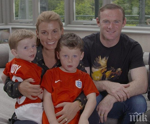 Рууни е на седмото небе от щастие - има трети син