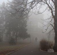 Мъгла ограничава до 50 метра видимостта в планинската местност Узана