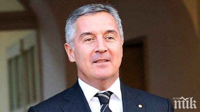 Парламентът на Черна Гора гласува доверие на правителството на Мило Джуканович