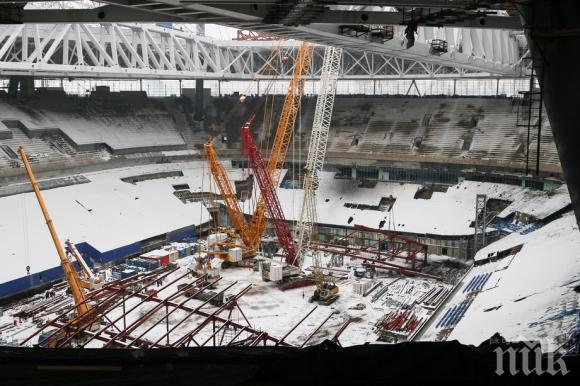 Зенит Арена ще има най-голямата тоалетна в Европа
