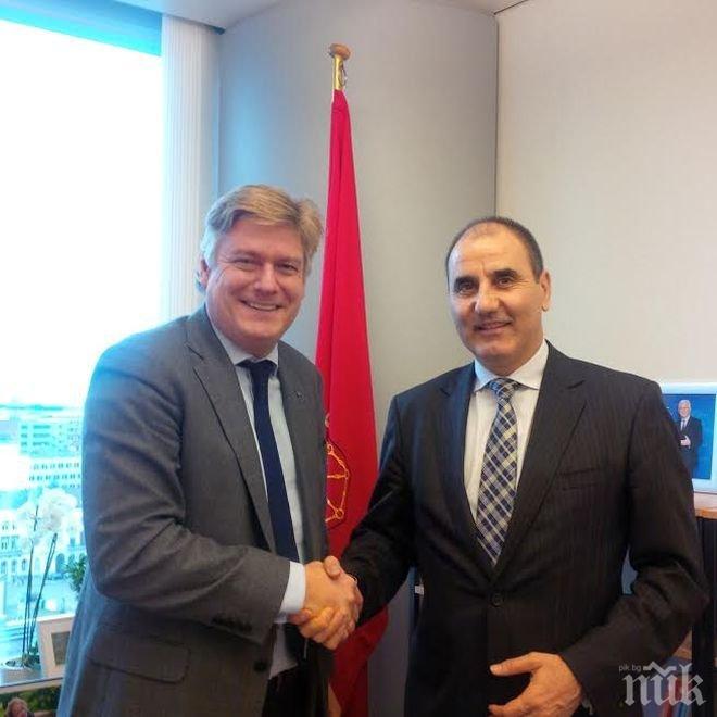 Цветанов се срещна с генералния секретар на ЕНП Антонио Лопез