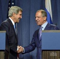 Лавров и Кери обсъдили мирните преговори за Сирия