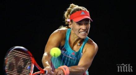 сензацията факт кербер детронира великата серина уилямс грабна титлата мелбърн