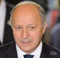 Лоран Фабиюс отрече, че Франция има планове за военна намеса в Либия

