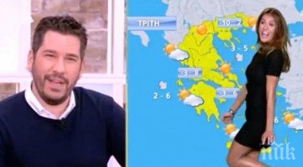 клипът синоптичката няколко часа стана хит интернет