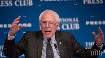 бърни сандърс догонил хилари клинтън благодарение честния разговор избирателите