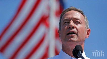 демократът мартин омейли откаже надпреварата белия дом