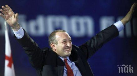 президентът грузия призова запада противопостави москва