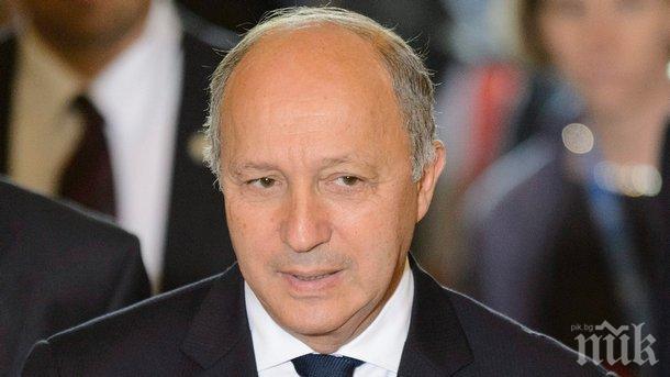 Лоран Фабиюс: Правителството на Сирия е отговорно за провала на преговорите в Женева
