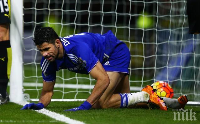 Таран на Уотфорд осмя цирковете на Диего Коста
