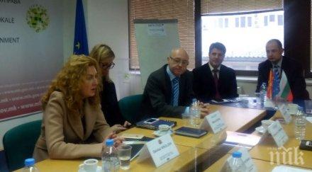 зам министър деница николова обсъди македонския колега люпчо пренджов програмата трансгранично сътрудничество държави