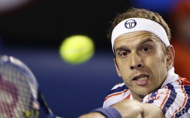 Жил Мюлер срещу Баутиста Агут в първия1/2-финал на Sofia Open 