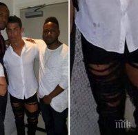 Роналдо скандализира със странна визия (снимка)