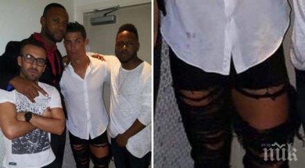 роналдо скандализира странна визия снимка