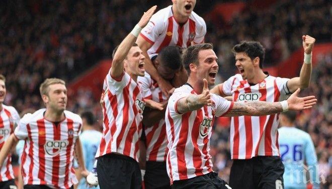 Саутхемптън излъга Уест Хем, вече пети мач е без загуба 